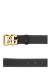 Black leather belt -  | Wise