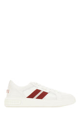 White leather and mesh sneakers -  | Wise