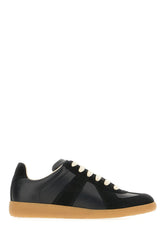 Two-tone leather and suede Replica sneakers -  | Wise