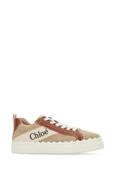 Multicolor linen Lauren sneakers -  | Wise