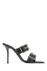 Black leather sandals -  | Wise