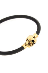 Black rubber Skull bracelet -  | Wise