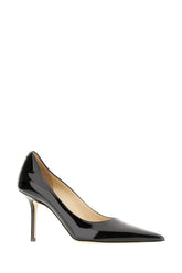 Black leather Love pumps -  | Wise