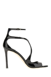 Black leather Azia sandals -  | Wise