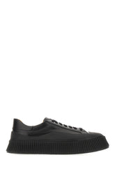 Black leather sneakers -  | Wise