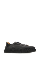 Black leather sneakers -  | Wise