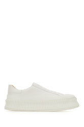 Ivory leather sneakers -  | Wise