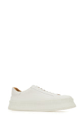 Ivory leather sneakers -  | Wise