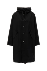 Parka oversize in cotone nero -  | Wise