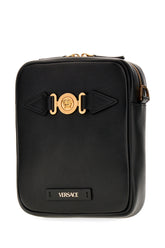 Black leather Medusa Biggie crossbody bag -  | Wise