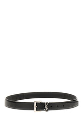 Black leather belt -  | Wise