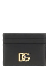 Black leather card holder -  | Wise