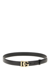 Black leather belt -  | Wise