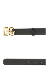 Black leather belt -  | Wise