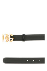 Black leather belt -  | Wise