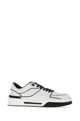 Two-tone leather New Roma sneakers -  | Wise