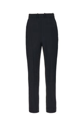 Black viscose blend pant -  | Wise