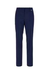 Pantalone in lana stretch blu -  | Wise