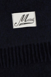 Sciarpa in misto alpaca nera -  | Wise