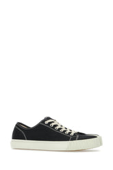 Black canvas Tabi sneakers -  | Wise