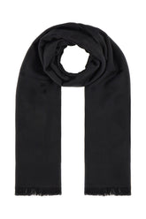 Black wool scarf -  | Wise