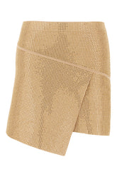 Embellished viscose blend mini skirt -  | Wise