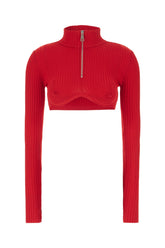 Top in misto viscosa stretch rossa -  | Wise