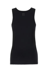 Top in cotone nero -  | Wise