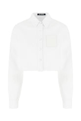 Camicia in piquet bianco -  | Wise