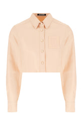 Camicia in piquet pesca -  | Wise