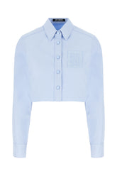 Camicia in piquet azzurro -  | Wise