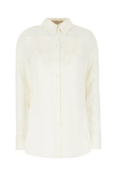 Ivory stretch viscose blouse -  | Wise