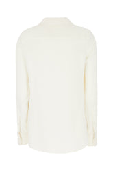 Ivory stretch viscose blouse -  | Wise