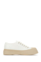 White nappa leather Pablo sneakers -  | Wise