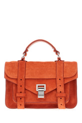 Orange suede medium handbag -  | Wise