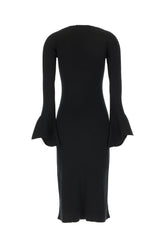 Black silk blend dress -  | Wise