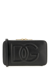 Black leather crossbody bag -  | Wise