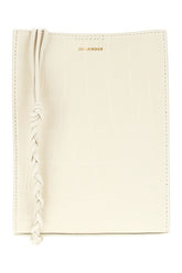 Ivory leather small Tangle crossbody bag -  | Wise