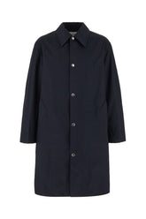 Cappotto in cotone blu navy -  | Wise