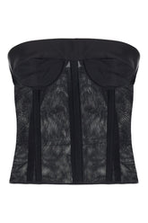 Black tulle top -  | Wise