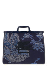 Embroidered canvas Love Trotter shopping bag -  | Wise