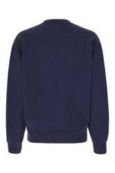 Navy blue cotton sweatshirt -  | Wise