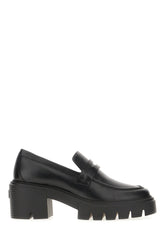 Black leather Soho loafers -  | Wise