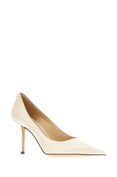 Ivory leather Love pumps -  | Wise