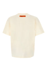 Ivory cotton oversize t-shirt -  | Wise