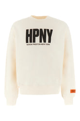 Ivory cotton sweatshirt -  | Wise