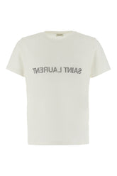 Ivory cotton t-shirt -  | Wise