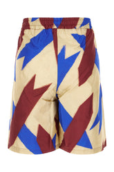 Printed silk bermuda shorts -  | Wise