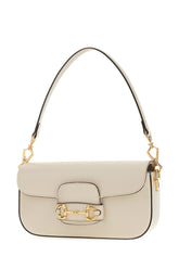 Ivory leather small Horsebit 1955 shoulder bag -  | Wise