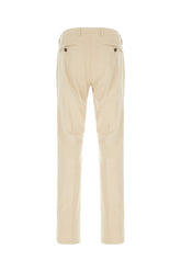 Pantalone in cotone stretch sabbia -  | Wise